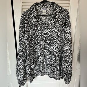 Vintage Kaelin Ski Print Windbreaker!